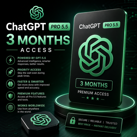 ChatGPT Pro 20x 5.5 3-Month Access | Best Price | Instant Digital Delivery (Copy)